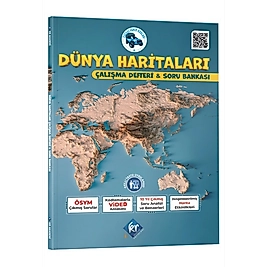 Coğrafyanın Kodları Dünya Haritaları Çalışma Defteri ve Soru Bankası