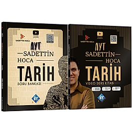 Sadettin Hoca AYT Tarih Video Ders Kitabı ve Soru Bankası Seti Kr Akademi