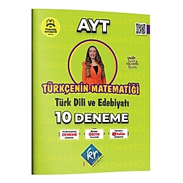 Gamze Hoca Türkçenin Matematiği AYT Türk Dili ve Edebiyatı 10 Deneme 2025