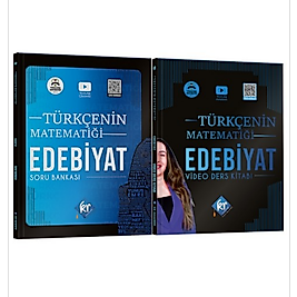 Gamze Hoca Türkçenin Matematiği 55 Günde AYT Edebiyat Video Ders Kitabı ve Soru Bankası Seti KR Akademi Yayınları