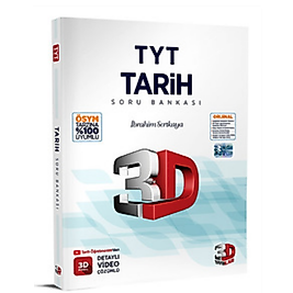 TYT 3D Tarih Soru Bankası 3D yayınları 2025