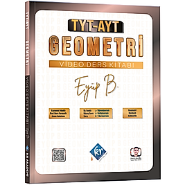 2025 Eyüp B. TYT AYT Geometri Video Ders Kitabı KR Akademi Yayınları