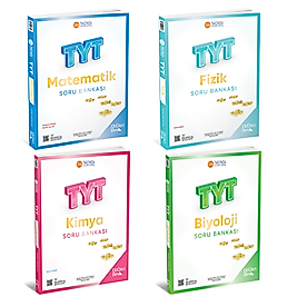 345 - 2026 TYT Matematik Fizik Kimya Biyoloji Seti  Soru Bankası 2026 -Üçdörtbeş  GÜNCEL BASKI