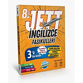 8.Sınıf Jett İngilizce Fasikülleri 2025 Ünlüler Karması