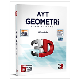 AYT 3D Geometri Soru Bankası 3D yayınları 2025