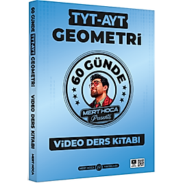 2026 60 Günde TYT-AYT Geometri Video Ders Kitabı Mert Hoca Yayınları Kr Akademi