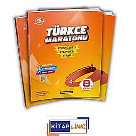 8.Sınıf Türkçe Maratonu(Konu Özetli-Etkinlikli) Maraton Yayıncılık 2025