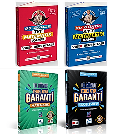Bıyıklı Matematik 55 Günde TYT ve 80 Günde AYT Matematik Video Ders Kitabı, 10 Günde TYT Matematik ve Problem Temeli Atma Garanti Kampı Selim Yüksel 2025
