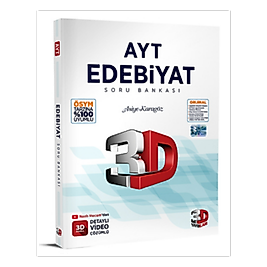 AYT 3D Edebiyat Soru Bankası 3D yayınları 2025