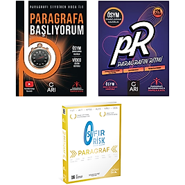 Paragrafı Sevdiren Hoca'dan Paragrafa Başlıyorum ve Paragrafın Ritmi (Arı Yayıncılık) ve 345  Sıfır Risk Paragraf 3 lü set