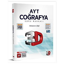 AYT 3D Coğrafya Soru Bankası 3D yayınları 2025