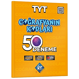 Coğrafyanın Kodları TYT Coğrafya Çözümlü 50 Deneme KR Akademi Yayınları 2025