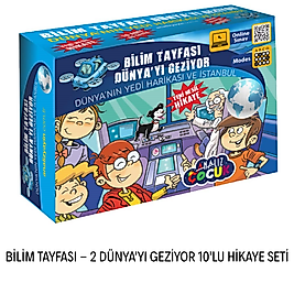 BİLİM TAYFASI - 2- DÜNYA'YI GEZİYOR 10'LU HİKAYE SETİ Analiz Yayınları