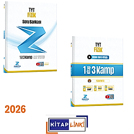Zeduva Yayınları Fizikfinito TYT Fizik 1 Kitap 3 Kamp Soru Bankası ve Video Ders Kitabı 2026