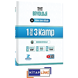 2026 Zeduva Yayınları Biosem TYT Biyoloji 1 Kitap 3 Kamp Video Ders Kitabı