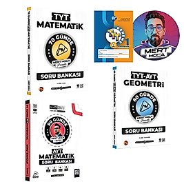 Mert Hoca Yayınları 2026 70 Günde Tyt Matematik-25-26-90 Günde Ayt Matematik-2026 60 Günde Tyt-Ayt Geometri  Soru Bankası Deneme Hediyeli