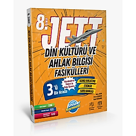 8. Sınıf Jett Din Kültürü ve Ahlak Bilgisi Fasikülleri 2025 Ünlüler Karması