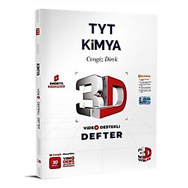 TYT 3D Kimya Video Destekli Defter 3D yayınları 2025