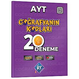 Coğrafyanın Kodları AYT Coğrafya Çözümlü 20 Deneme KR Akademi Yayınları 2025