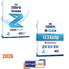 Zeduva Yayınları Coğrafyanın Kodları TYT Coğrafya 1 Kitap 3 Kamp Soru Bankası ve Video Ders Kitabı