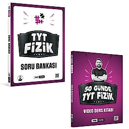 Kr Akademi Yayınları Vip Fizik Yayınları Vip Fizik 50 Günde TYT Kampı Video Ders Kitabı ve TYT Fizik Soru Bankası Seti