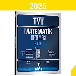 Barış Yayınları TYT Matematik Denemesi 8 Adet 2025
