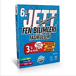 6. Sınıf Jett Fen Bilimleri Fasikülleri 2025 Ünlüler Karması