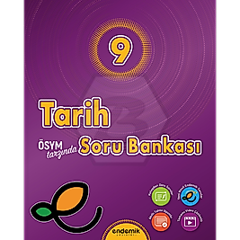 9.Sınıf Tarih Soru Bankası - 2025 Endemik Yayınları