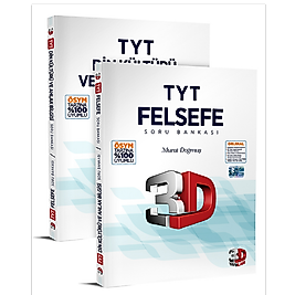 TYT 3D Felsefe ve Din Kültürü Soru Bankası 3D yayınları 2025