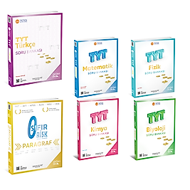 345 - 2026 TYT Türkçe Sıfır Risk Paragraf Matematik Fizik Kimya Biyoloji Seti  Soru Bankası 2026 -Üçdörtbeş  GÜNCEL BASKI