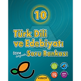 10.Sınıf Türk Dili ve Edebiyatı Soru Bankası - 2025 endemik