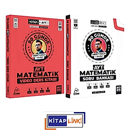 2025 Mert Hoca 90 Günde AYT Matematik Kampı Video Ders Kitabı ve 90 Günde AYT Matematik Soru Bankası Seti