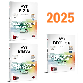 3D AYT Fizik Kimya Biyoloji simülasyon Denemesi seti 3d yayıncılık 2025