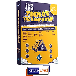LGS 7'den 8'e Yaz Kamp Kitabı Kr Akademi