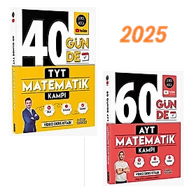 Şenol Hoca 40 Günde TYT Matematik Kampı-60 Günde AYT Matematik Kampı 2025