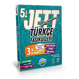 5. Sınıf Jett Türkçe Fasikülleri 2025 Ünlüler Karması