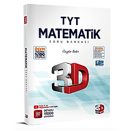 TYT 3D Matematik Soru Bankası 3D yayınları 2025