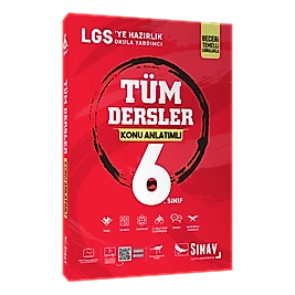 Sınav Yayınları 6. Sınıf Tüm Dersler Konu Anlatımlı