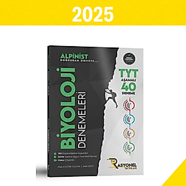 TYT Biyoloji 40'lı Deneme Seti (Alpinist Serisi) 2025 Rasyonel Yayınları