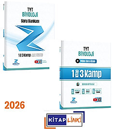 Zeduva Yayınları Biosem TYT Biyoloji 1 Kitap 3 Kamp Soru Bankası ve Video Ders Kitabı 2026