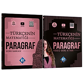 Gamze Hoca Türkçenin Matematiği Tüm Sınavlar İçin Paragraf Video Ders Kitabı & Soru Bankası Seti Kr Akademi