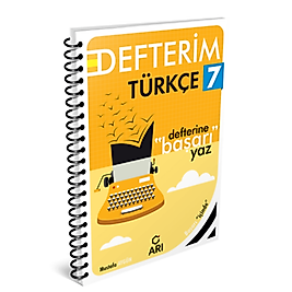 7 Sınıf Türkçemino Türkçe Defterim Arı Yayıncılık