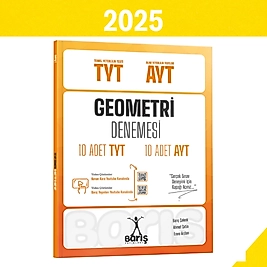 Barış Yayınları TYT-AYT Geometri Denemesi 10 Adet TYT 10 Adet AYT 2025
