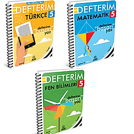 5 Sınıf Türkçemino Türkçe Defterim+Matemito Matematik Defterim+Fenito Fen Bilimleri Defterim Arı Yayıncılık 2026