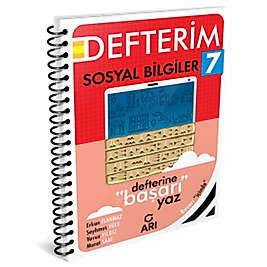 7 Sınıf Sosyalimo Sosyal Bilgiler Defterim Arı Yayıncılık