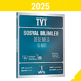 Barış Yayınları TYT Sosyal Bilimler Denemesi 15 Adet 2025