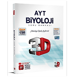 AYT 3D Biyoloji Soru Bankası 3D yayınları 2025