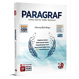 3D Paragraf Konu Özetli Soru Bankası 3D yayınları 2025