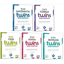 TYT Twins Türkçe Matematik Fizik Kimya Biyoloji  Soru Bankası KR Akademi Yayınları 2025