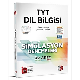 TYT 3D Simülasyon Dilbilgisi Denemeleri 3D yayınları 2025